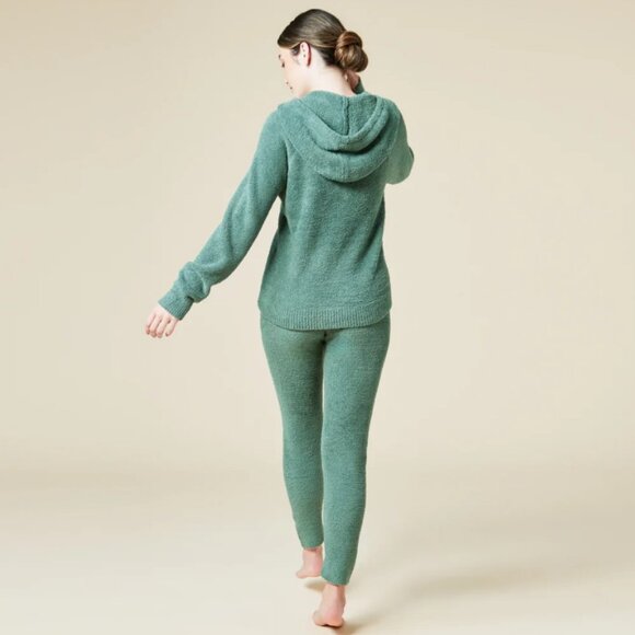 Solid Marshmallow Hoodie Lounge Set - Size XS, Dusty Green - Picture 3 of 7